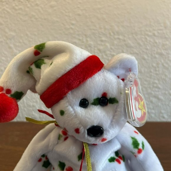 Ty Beanie Baby -  1998 Holiday Teddy the Bear - Style Number #04204 - Picture 6 of 10